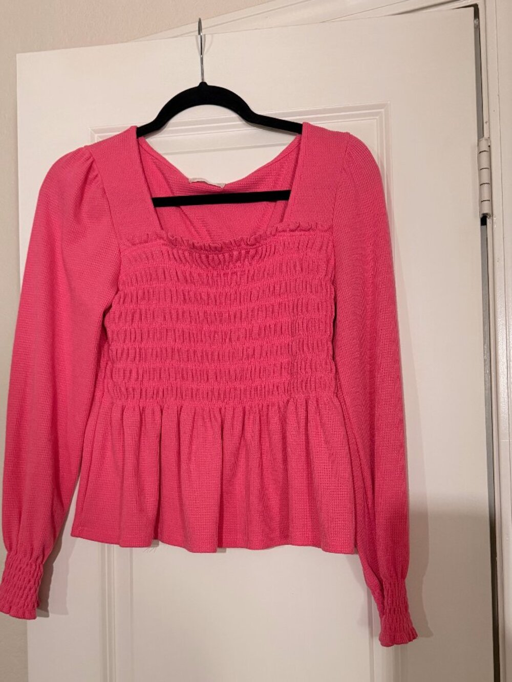 Altar'd State Pink babydoll Top size Medium